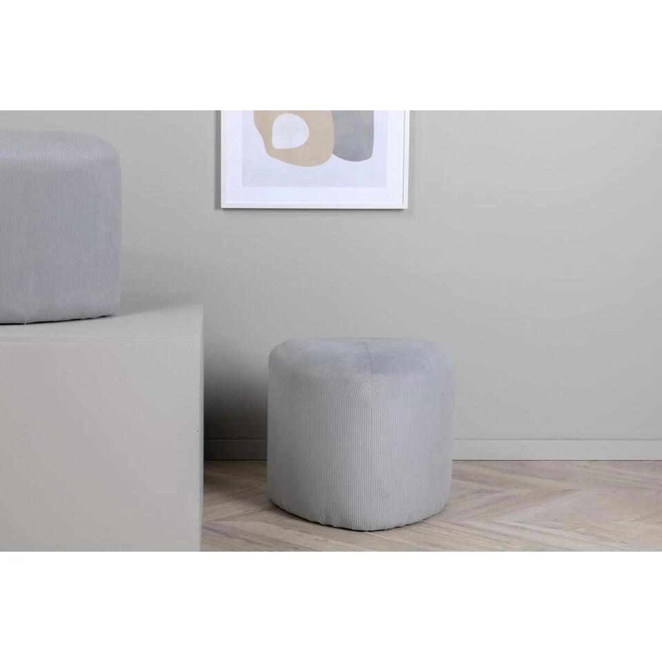 Svea - Troy Poef - Rib - Zwart - Afbeelding 2