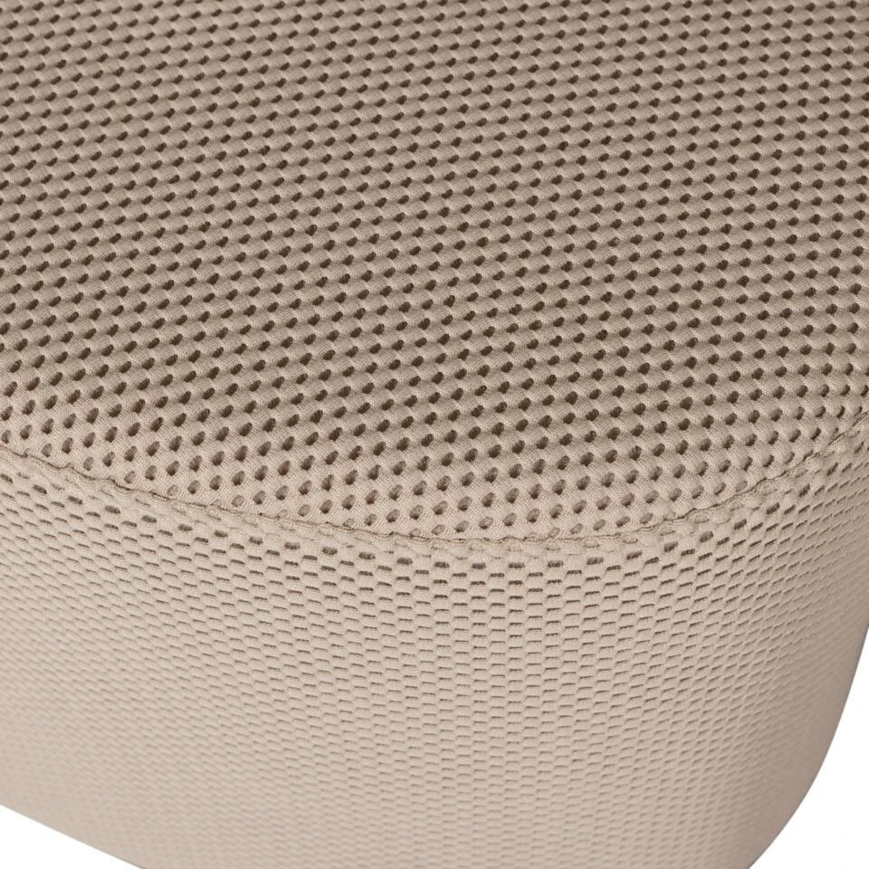 WOOOD Puuk Poef - Mesh - Naturel - 38x60x47 - Afbeelding 3