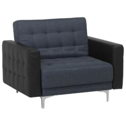 Beliani Fauteuil ABERDEEN - Grijs Polyester