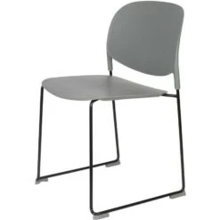 Puur Stord Eetkamerstoel - Kunststof - Grijs