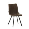 Eetkamerstoel Jimmy PU-kunstleer Taupe - Kunstleder - Taupe