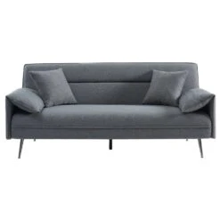 Rousseau Grijs Sivas Slaapbank - Eucalyptus Frame - H-H 95 X B-L 199 X D-P 89 Cm