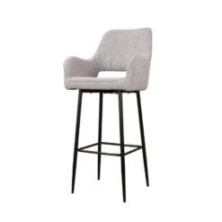 DS4U - Lenon Barkruk Boucle 2.0 - 75 Cm - Grijs