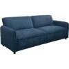 Alicia - Slaapbank 3-zits In Blauwe Stof