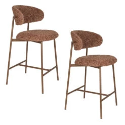 Housecraft Claes Counter/ Barkrukken Terracotta - Set Van 2