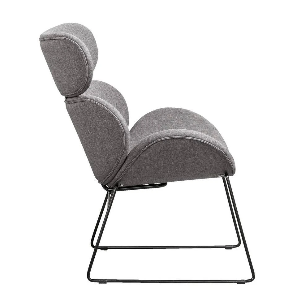 Fauteuil Cezar - Stof - Grijs - Afbeelding 2