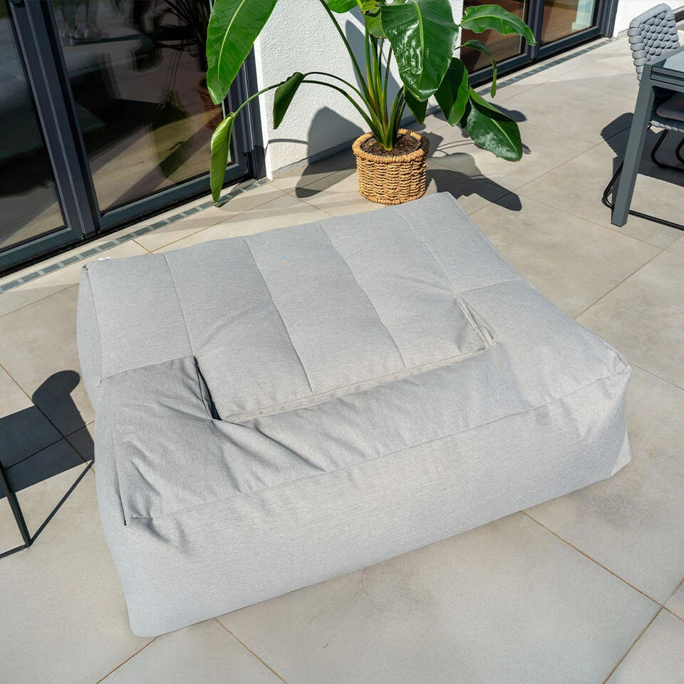 Merkloos HOME DELUXE Buitenzitzak HEAVEN - Lichtgrijs - 76 X 152 X 100 Cm - Afbeelding 4