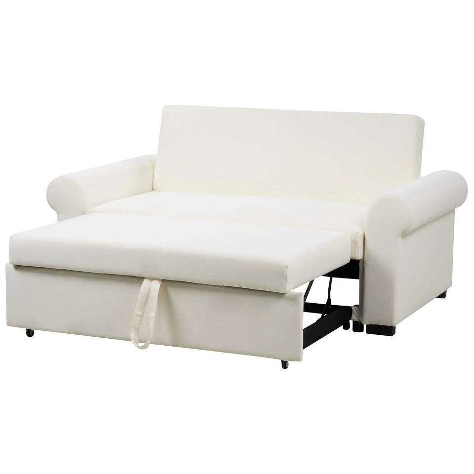 SILDA - Slaapbank - Crème - Polyester - Afbeelding 8