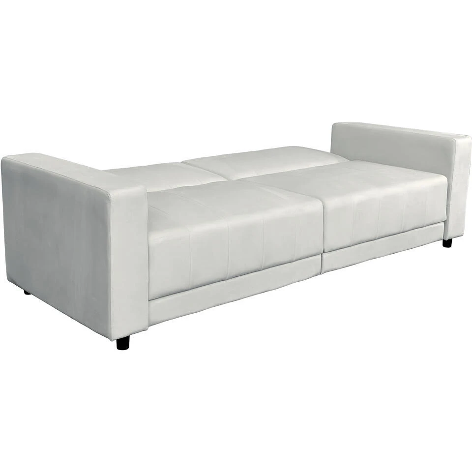 Allie II - Slaapbank 3-zits In Crèmekleurige Fluweel - Afbeelding 4