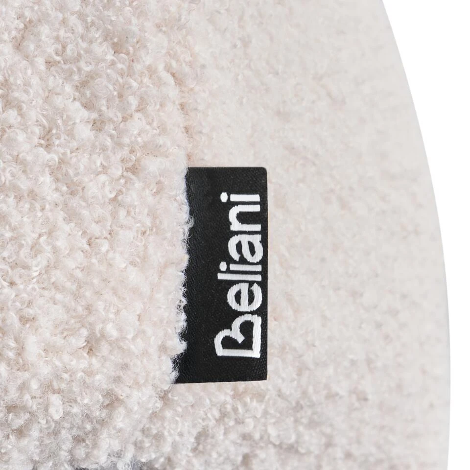 BARRON - Poef - Gebroken Wit - Bouclé - Afbeelding 8