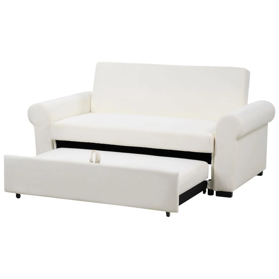 SILDA - Slaapbank - Crème - Polyester - Afbeelding 7