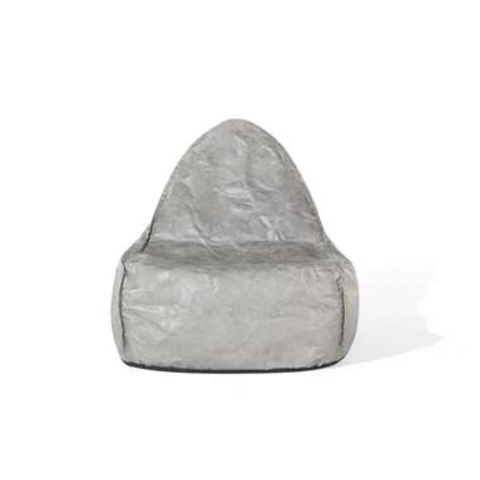 Beliani Zitzak DROP - Grijs Synthetisch Materiaal - Afbeelding 5