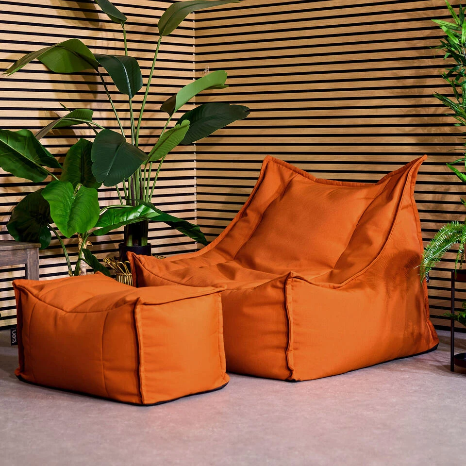 Icon Zitzak En Poef Alto - Zitzak Fauteuil Buiten - Oranje - Afbeelding 5
