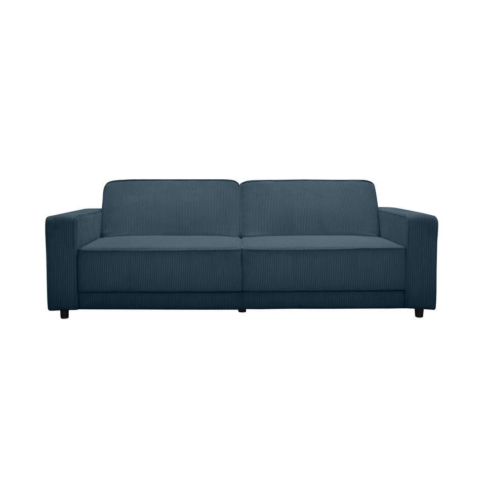 Allie - 3-zits Slaapbank In Blauw Stof - Afbeelding 3