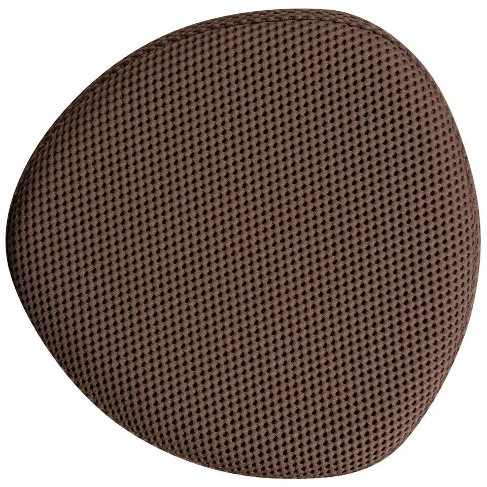 WOOOD Puuk Poef - Mesh - Espresso - 38x40x40 - Afbeelding 5