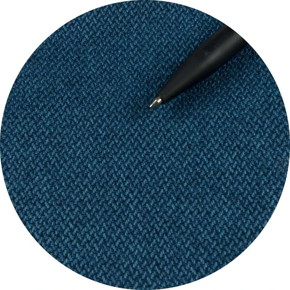 Tenzo Poef Harry - Blauw - 46x42x42 Cm - Afbeelding 2