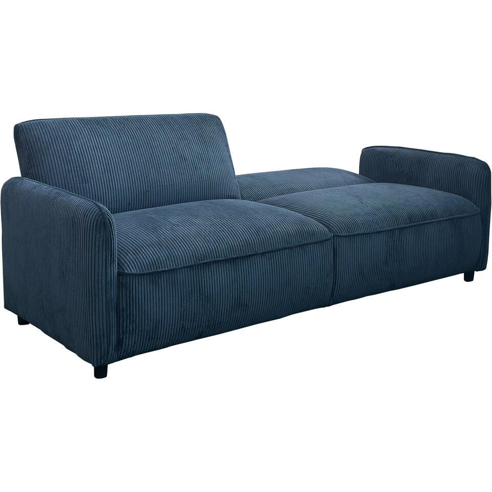 Alicia - Slaapbank 3-zits In Blauwe Stof - Afbeelding 7