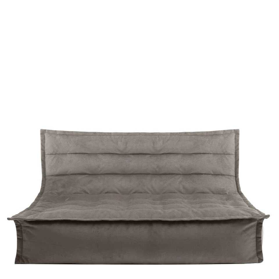 Icon Zitzakligstoel Kota - Fluwelen XL Zitzak - Houtskool - Afbeelding 6