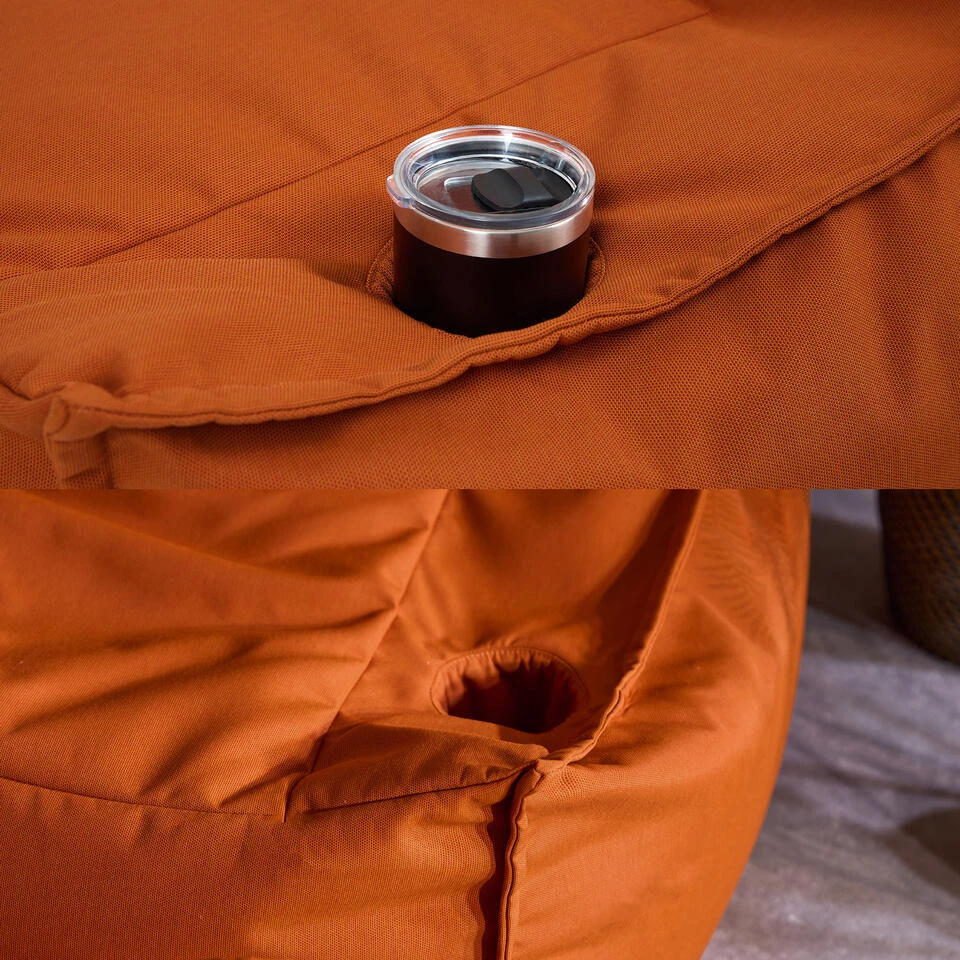 Icon Zitzak En Poef Alto - Zitzak Fauteuil Buiten - Oranje - Afbeelding 3