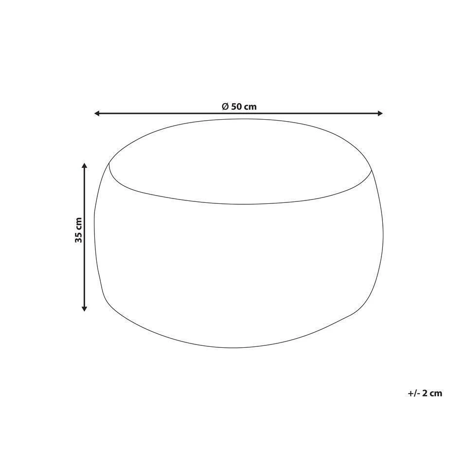 KANDHKOT - Poef - Roze - 50 X 35 - Katoen - Afbeelding 3