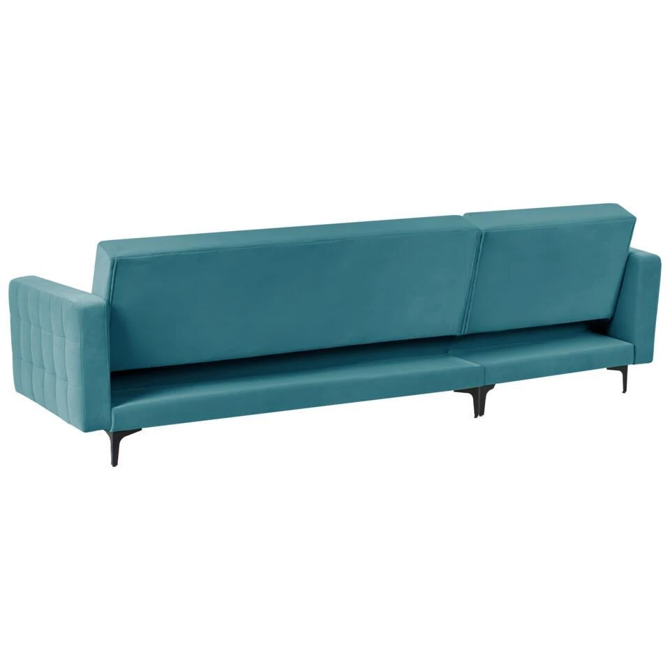 ABERDEEN - Hoekbank - Zeeblauw - Rechterzijde - Fluweel - Afbeelding 7