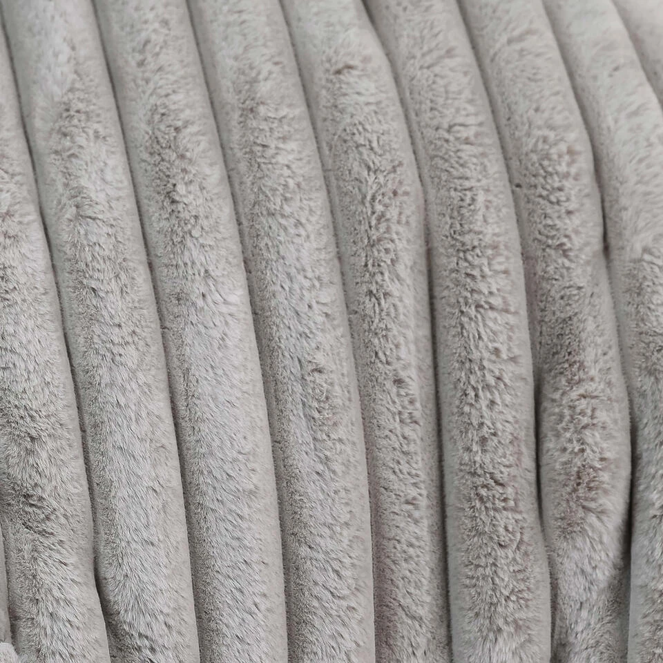 Icon Zitzak Cocoon - Zitzak Van Imitatiebont - Grijs - Afbeelding 8